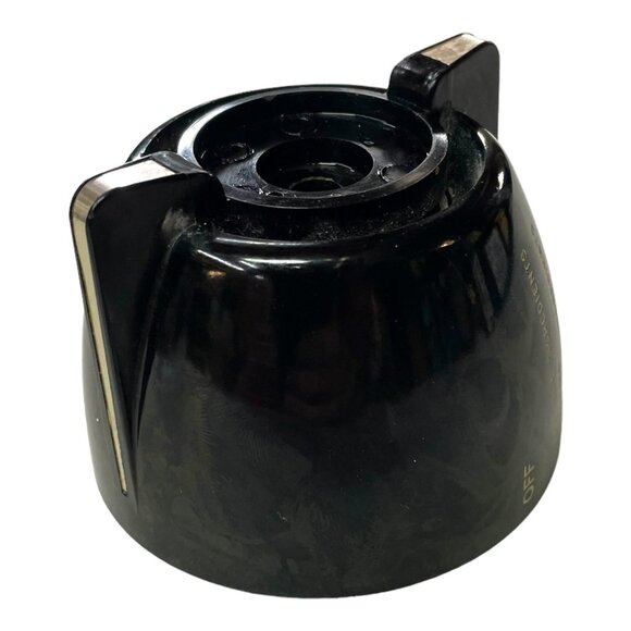 Vintage Sunbeam Mixmaster Model 12 Speed Dial Knob Black Gold Replacement Part - Picture 3 of 12